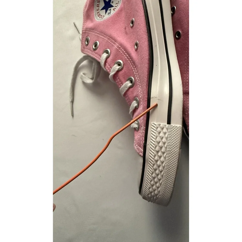 Converse Chuck Taylor All Star Pink/White Canvas High Top Lace Up US 5 EU 38
